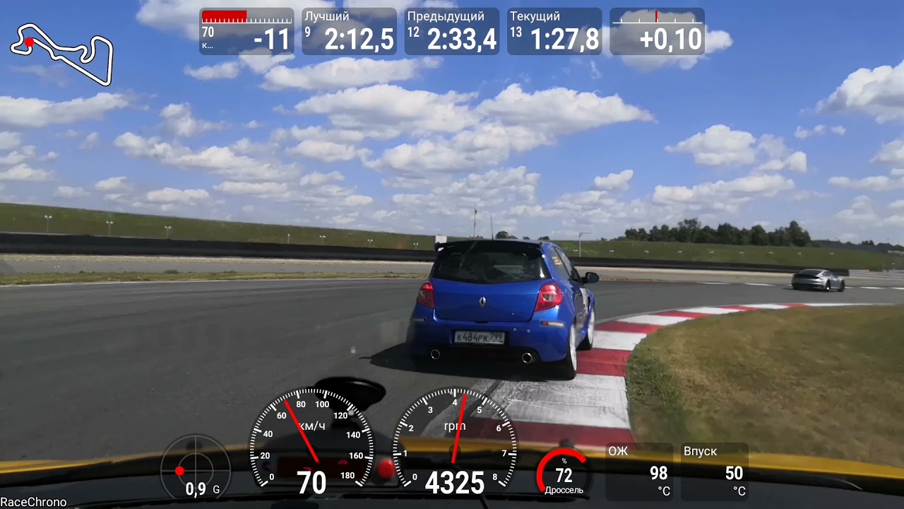 MRW первый выезд, 4я сессия. Трафик. Clio Rs.