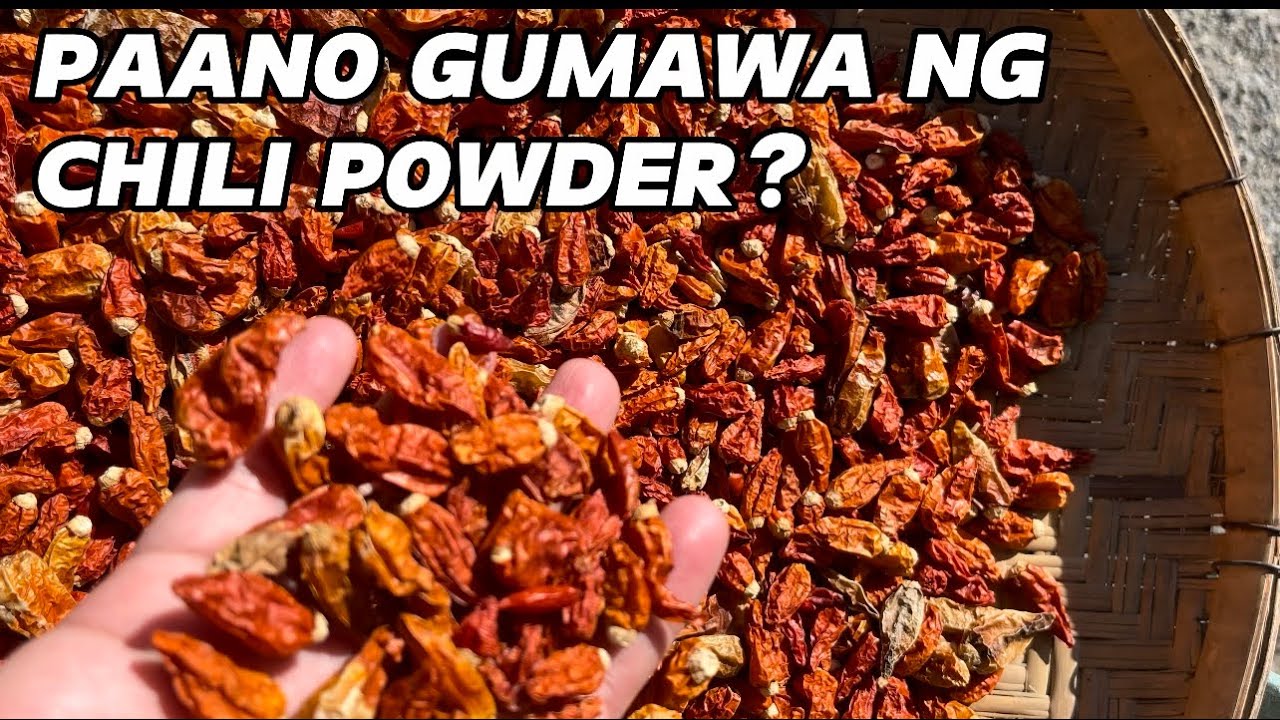 PAANO GUMAWA NG CHILI POWDER | JamHome TV