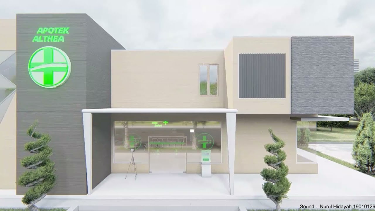 Maket 3D Apotek 