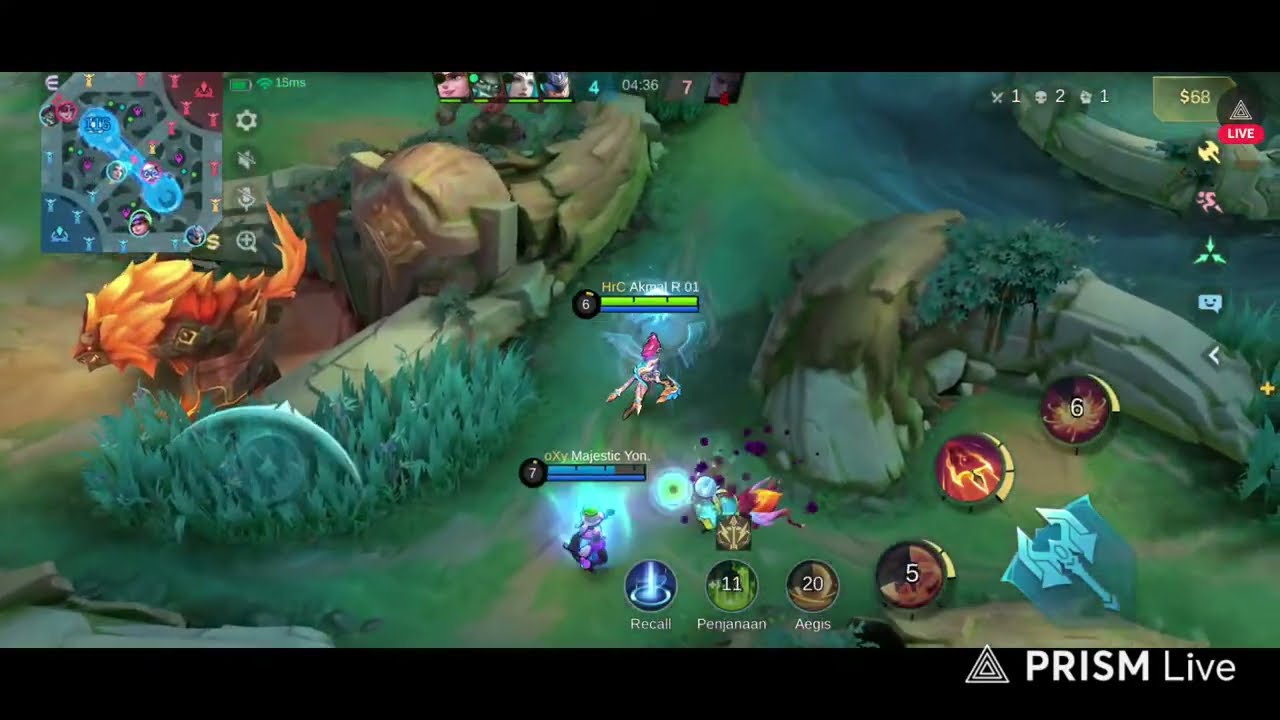 Mobile Legend Bang Bang - Live Stream #203 : Berjuang di Mythical Glory untuk ke Immortal (Malaysia)