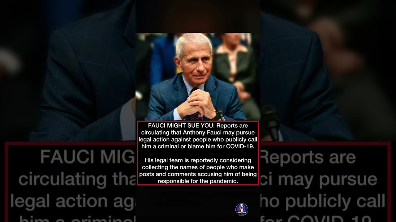 Fauci May Take Legal Action Over COVID-19 Accusations | Free Speech Debate