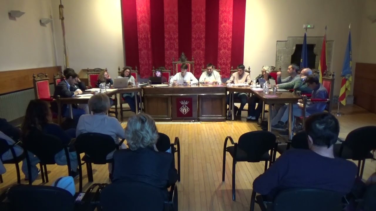 2025-10-16 Ple ordinari de l'Ajuntament de Morella del mes d'octubre