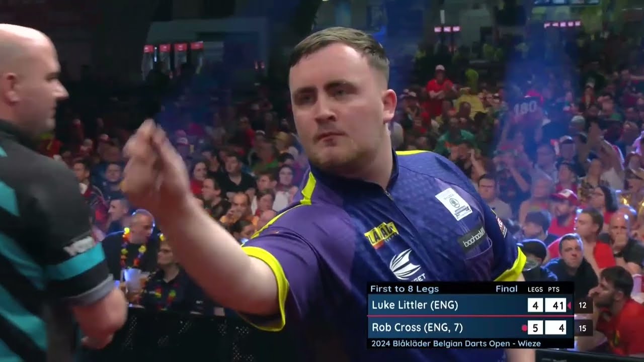 Luke Littler vs. Rob Cross (Belgian Darts Open 2024) | Full Final