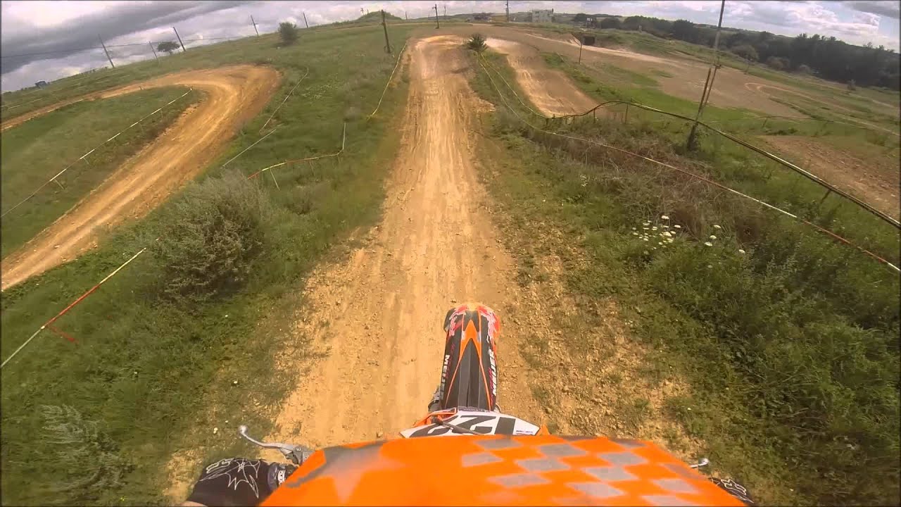 Gopro motocross track Plomion France 125cc 2stroke