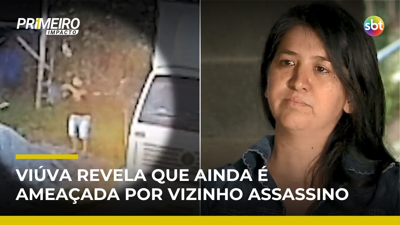 Viúva relata ameaças após suspeito de matar marido e filho permanecer em liberdade |#PrimeiroImpacto