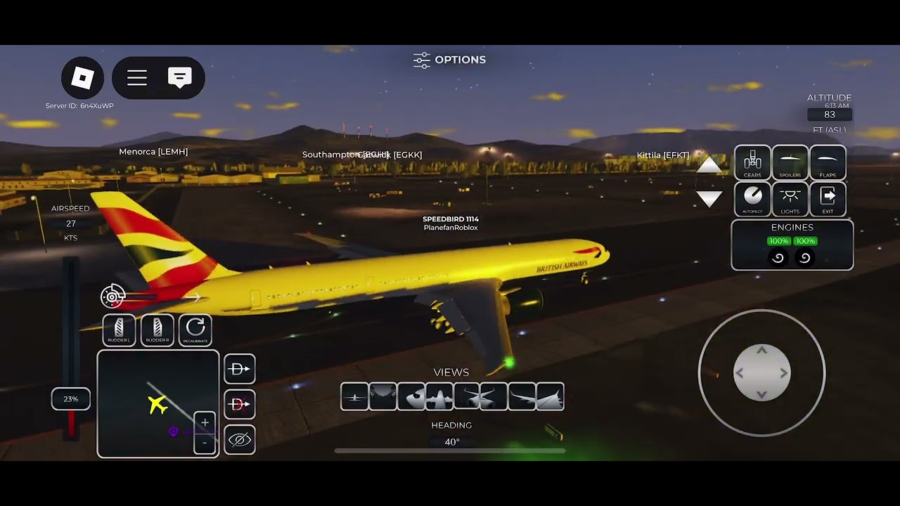 Project Flight | Full flight from Larnaca to London Gatwick | Roblox
