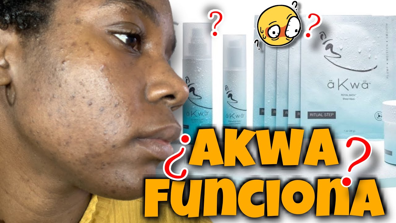 😱Piel de porcelana con la línea akwa? Probando Cosmética coreana Facial 😀 4life akwa