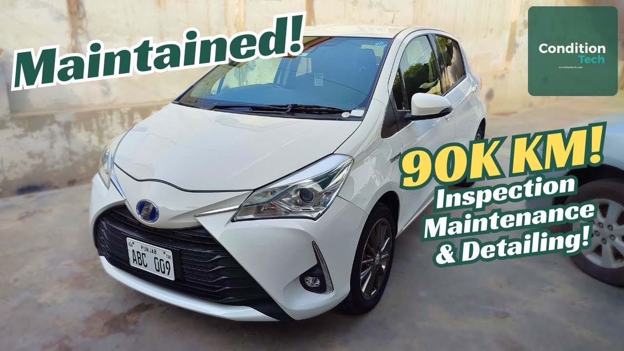 Toyota Vitz Hybrid | 90K KM Maintenance & Detailing