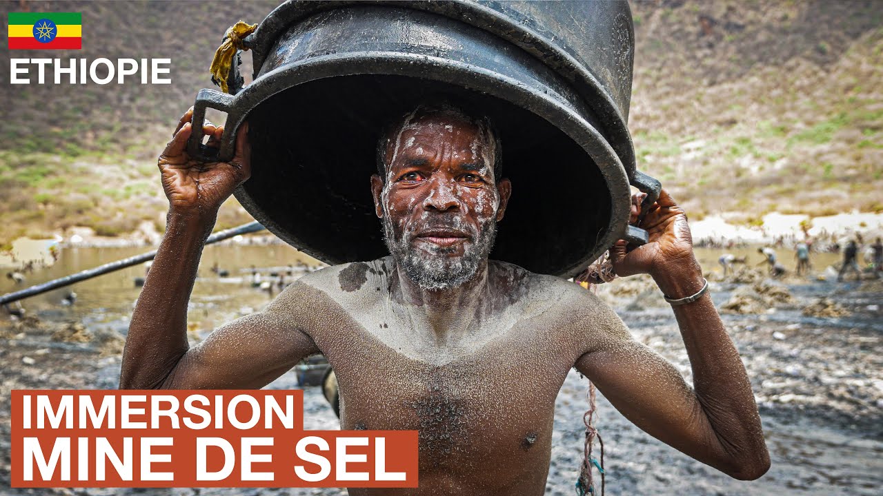 IMMERSION dans une MINE DE SEL en Ethiopie