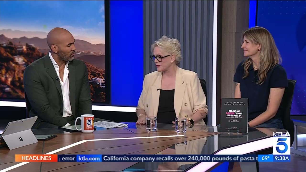 KTLA, Show Her The Money Movie, Emmy winning Actress Sharon Gless and  Director Ky Dickens