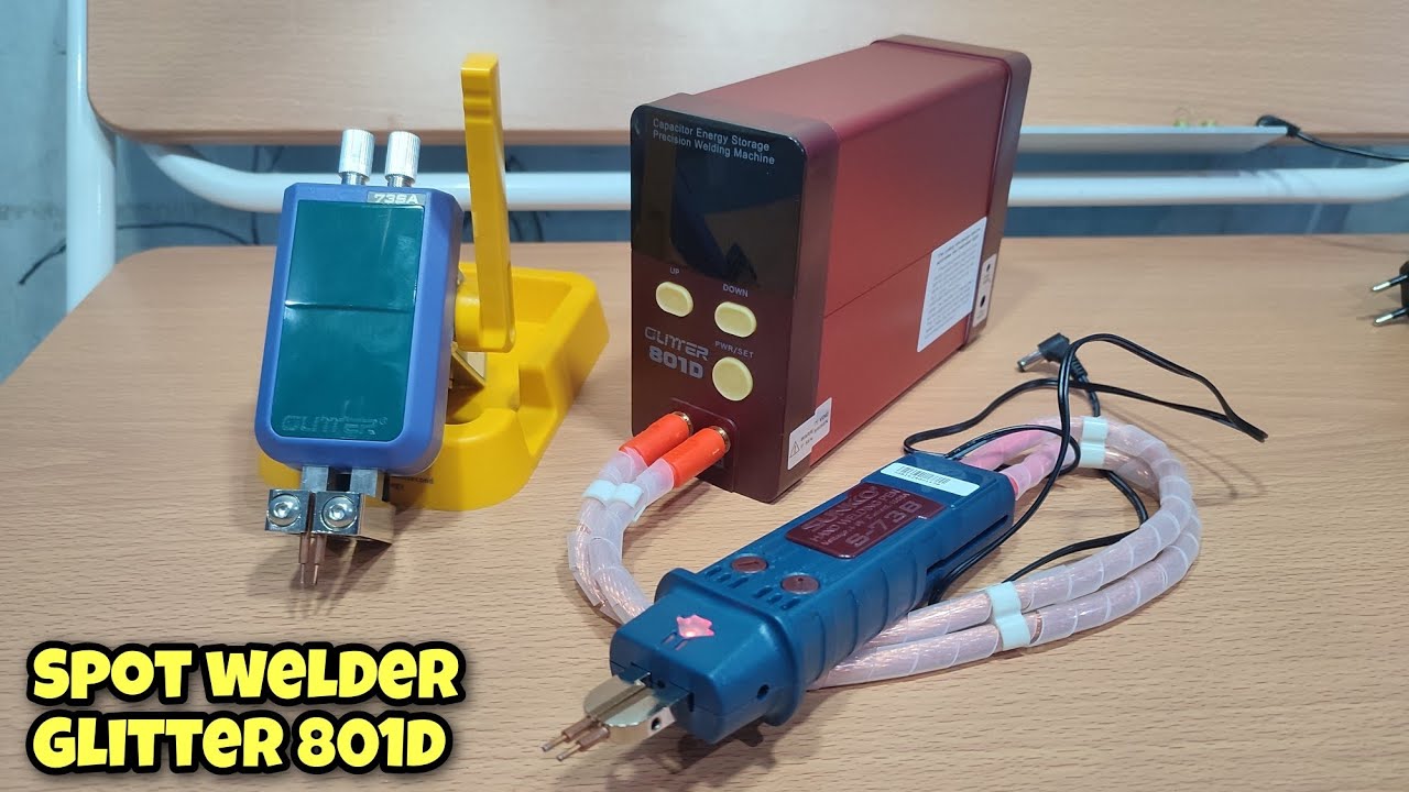 Bahas Lengkap Spot Welder Glitter 801D Super Capasitor Energy Storage Welding Machine