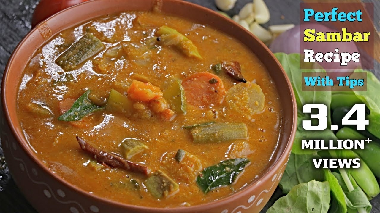 Sambar Recipe In Telugu|హోటల్ స్టైల్ సాంబార్|Perfect Sambar In telugu|How To make Sambar Vismai food