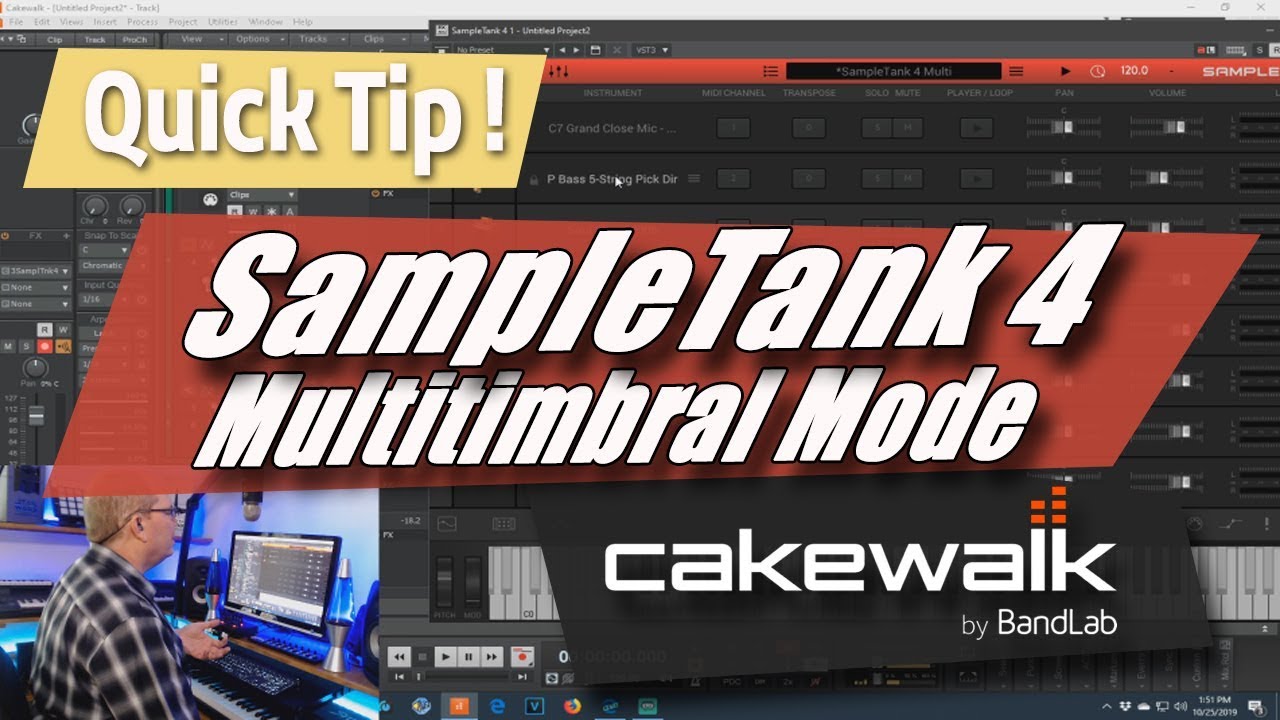 Quick Tip | SampleTank 4 Multitimbral Mode in Cakewalk by BandLab