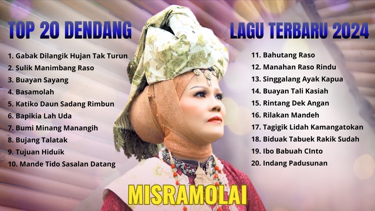 TOP 20 Dendang Minang Terbaru Misramolai 2024 – Lagu Minang Terpopuler & Viral | Full Album