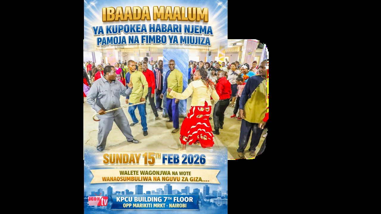WELCOME TO SUNDAY 1ST SERVICE LIVE WITH SENIOR PROPHET