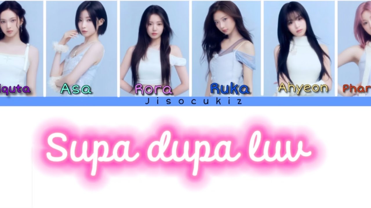 SUPA DUPA LUV CODED COLOR LYRİCS #twixtor #jisoo#blackpink#keşfet#edit #colorcodedlyrics#keşfet #ppp