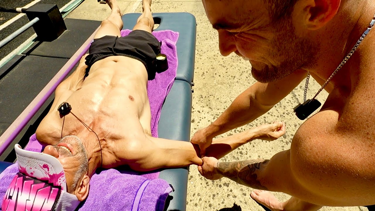 STOP ARM PAIN AT IT’S SOURCE | DEEP FRONT FASCIAL LINE FIX! Darcy & Ninja
