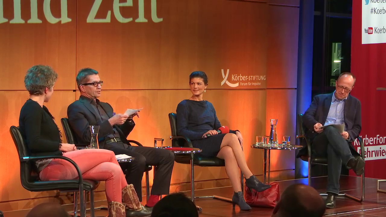 »Gebundenes Leben: Hauptsache Arbeit!« mit Sahra Wagenknecht