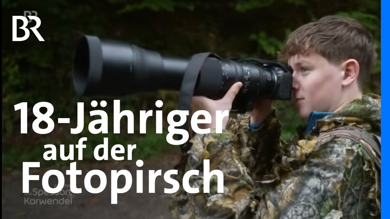 18-jähriger Fotograf mit Liebe zur Natur: Wildtiere vor der Kamera | Zw. Spessart u. Karwendel | BR