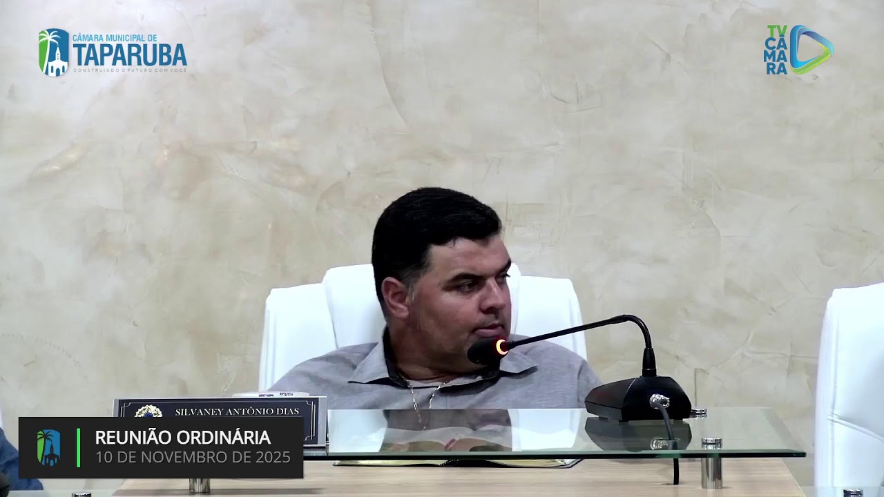 16 Reunião Ordinária da Câmara Municipal de Taparuba MG.