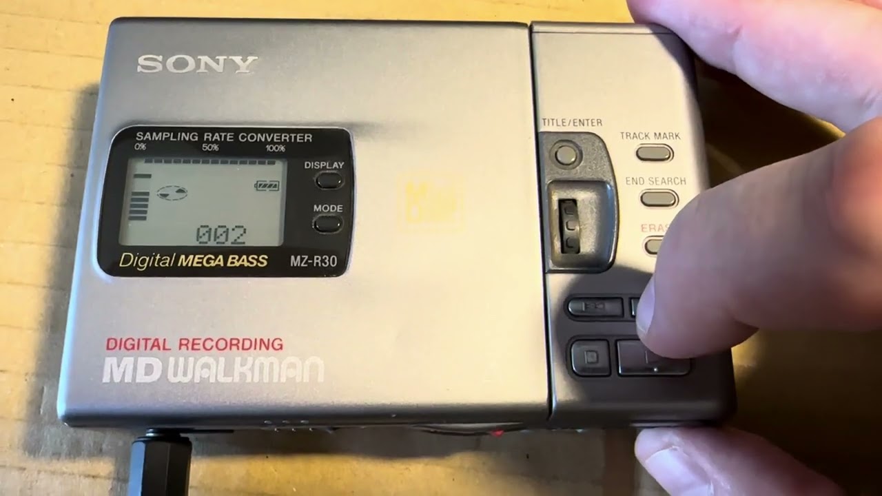 I gave new life to my Sony MZ-R30 MiniDisc Recorder