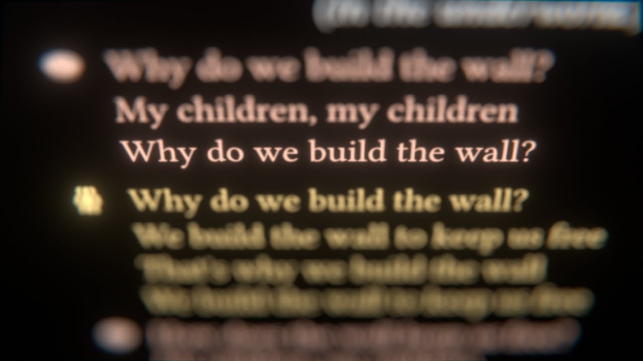 Why We Build the Wall | Hadestown Karaoke