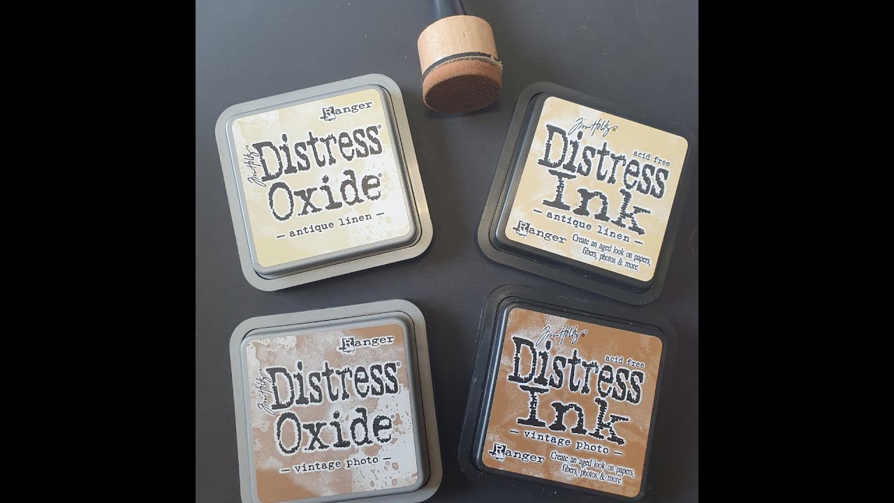 Différences entre Distress Oxide et Distress Ink 😍😍😍                             #test #scrapbooking