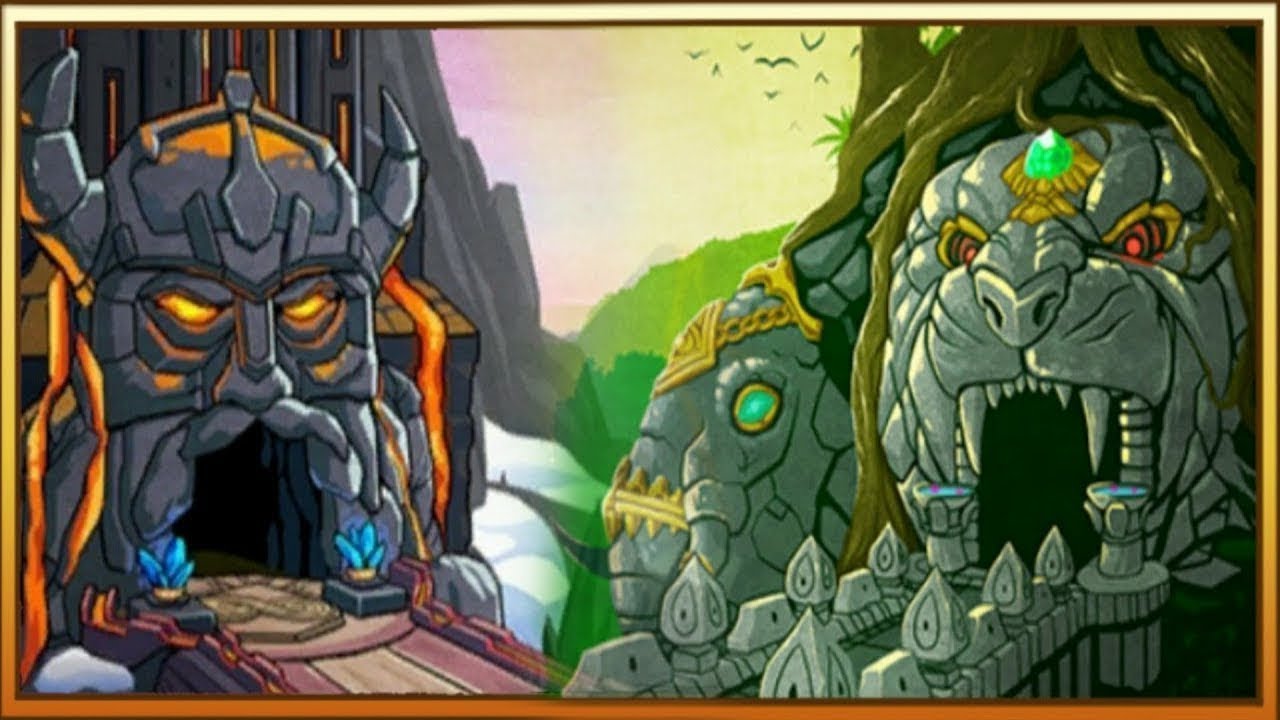 Volcano Island Vs Lost Jungle Temple Run 2 YaHruDv
