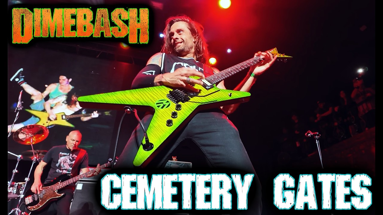 CEMETERY GATES Live @ DIMEBASH 2026 💚 Played w/ Dimebag's personal Slime VW Washburn