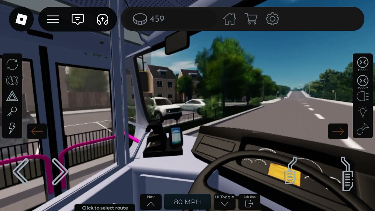 Roblox Canterbury and district bus sim driving dead run to the bus station