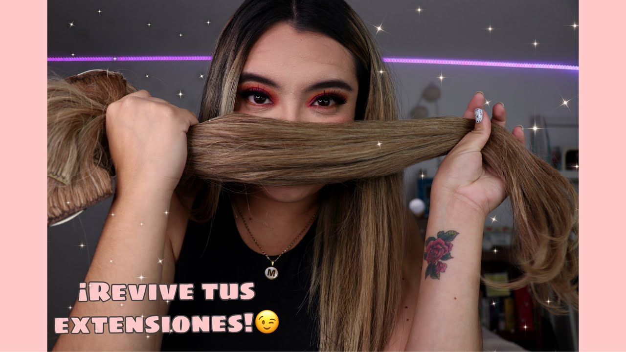 ¡REVIVE TUS EXTENSIONES DE CABELLO! YO TE ENSEÑO 😉 - María Villalobos💕