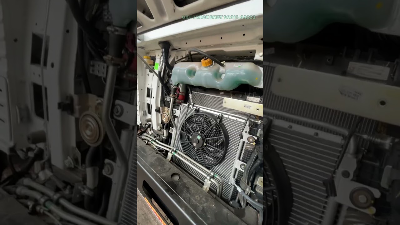 Ac installation in TRUCK AT Gill Truck Body builders