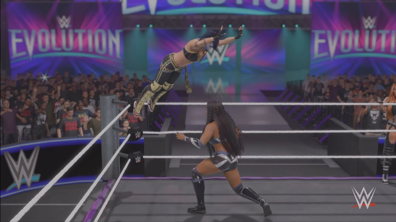 #WWE2K25 - Women's No Count Outs Tag Team Match - Champions Vs. Champions - NonTitle!.