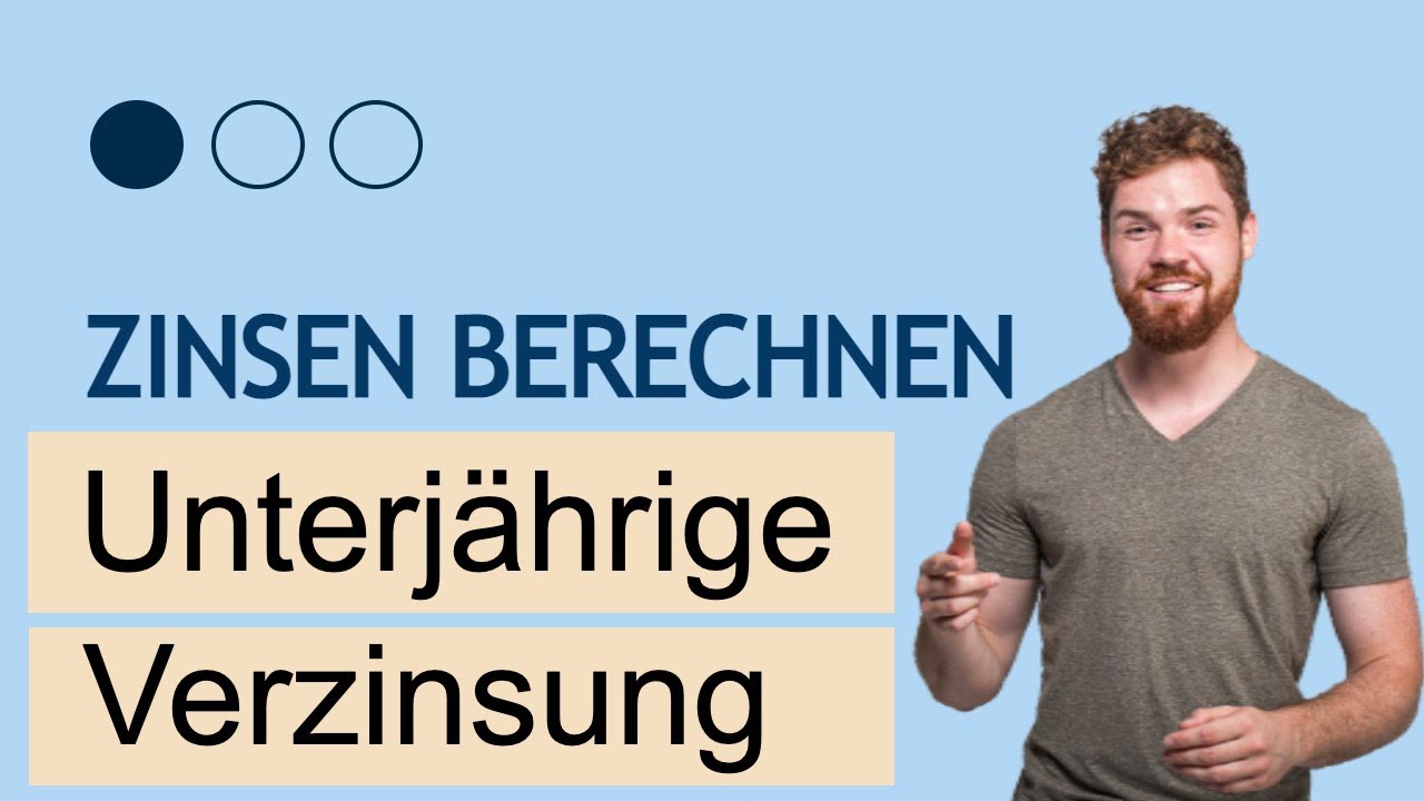Zinsen. Unterjährige Verzinsung. Laufzeit:Jahre