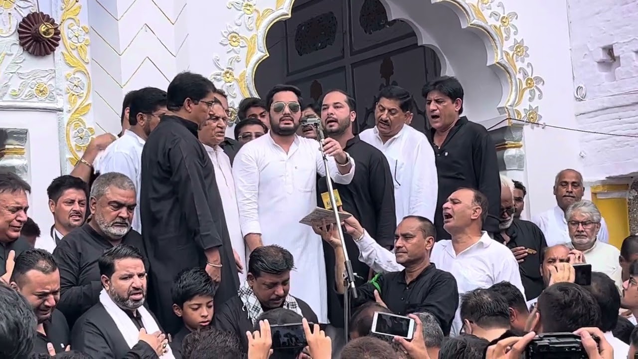 6 Moharram Marsiya AmrohaAzadari2023 Marsiya/Aj Shahe Bakes ki Ahkri Sawari ha by Janab Darab Sahab