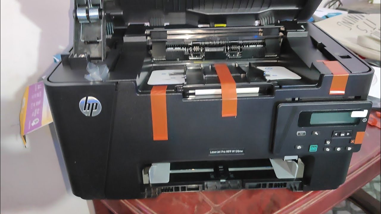 unboxing hp 126 nw printer