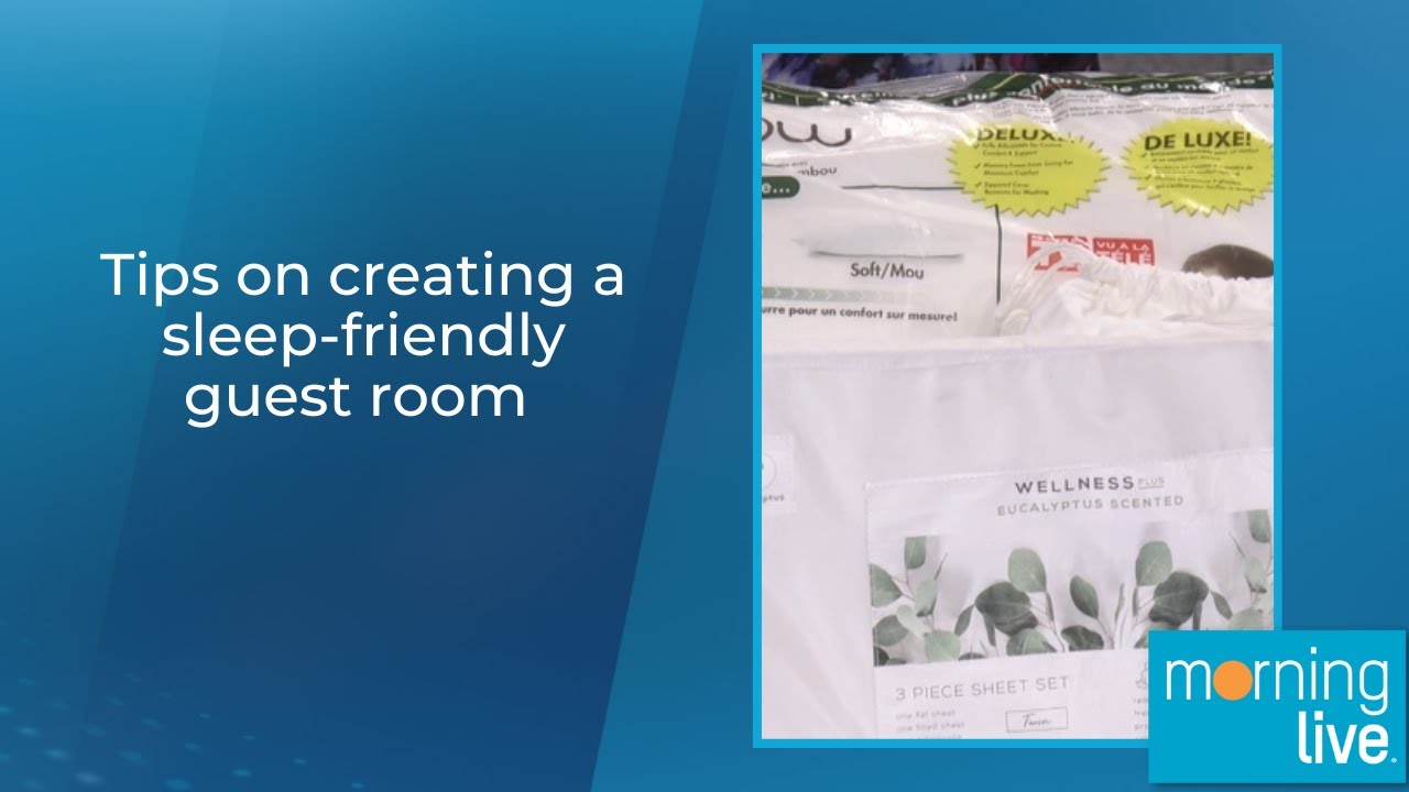 Tips on creating a sleep-friendly guest room