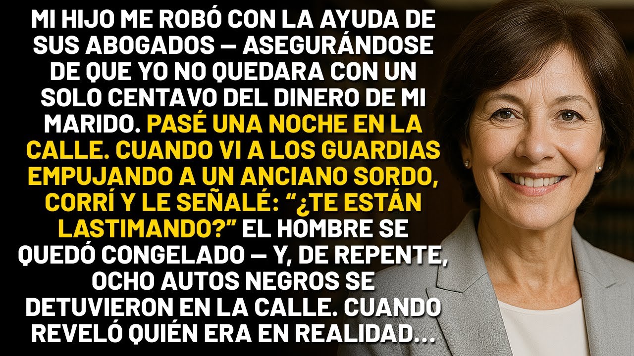 Vi guardias de seguridad BURLÁNDOSE de un ANCIANO SORDO — hasta que YO hablé con él en LENGUA DE