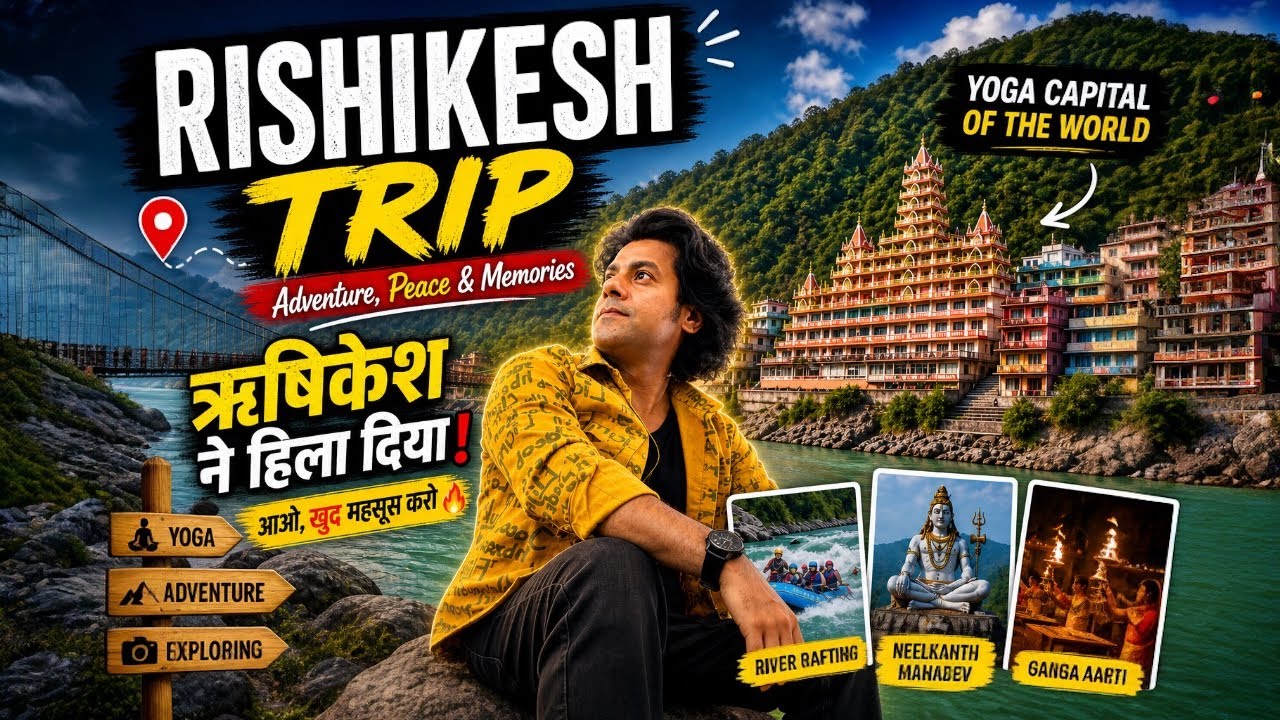 Rishikesh Vibes Only 🌿 Peaceful + Beautiful + Magical!” #dailyvlog ,#travel ,#uttrakhand 