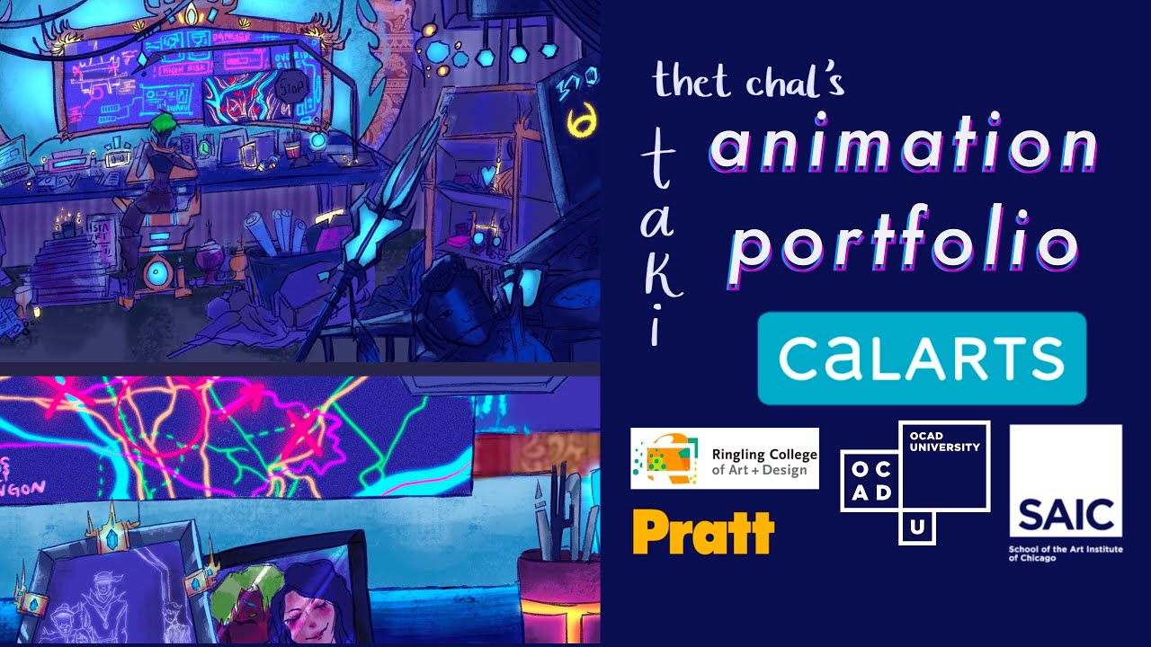 Accepted CalArts Character Animation Portfolio (Ringling, OCAD, SAIC, Pratt)