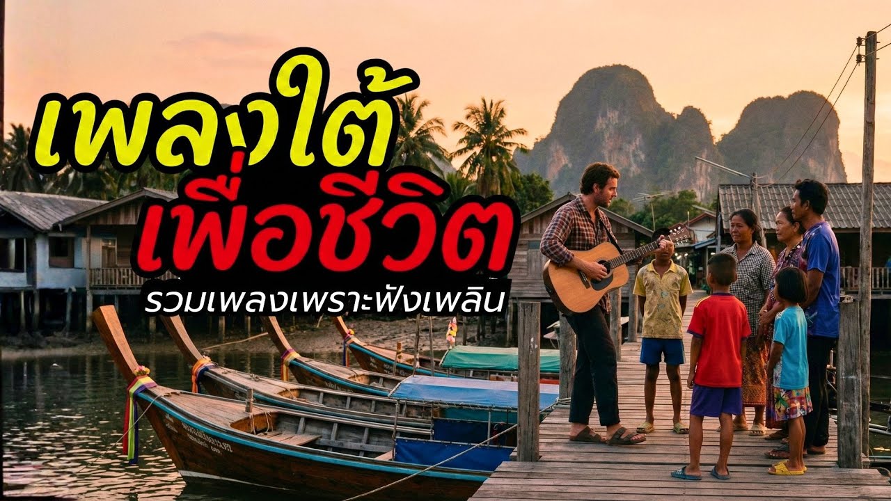 🔴ไลฟ์สด รวมเพลงใต้เพื่อชีวิตเพราะๆ ฟังยาวๆ 24 ชั่วโมง