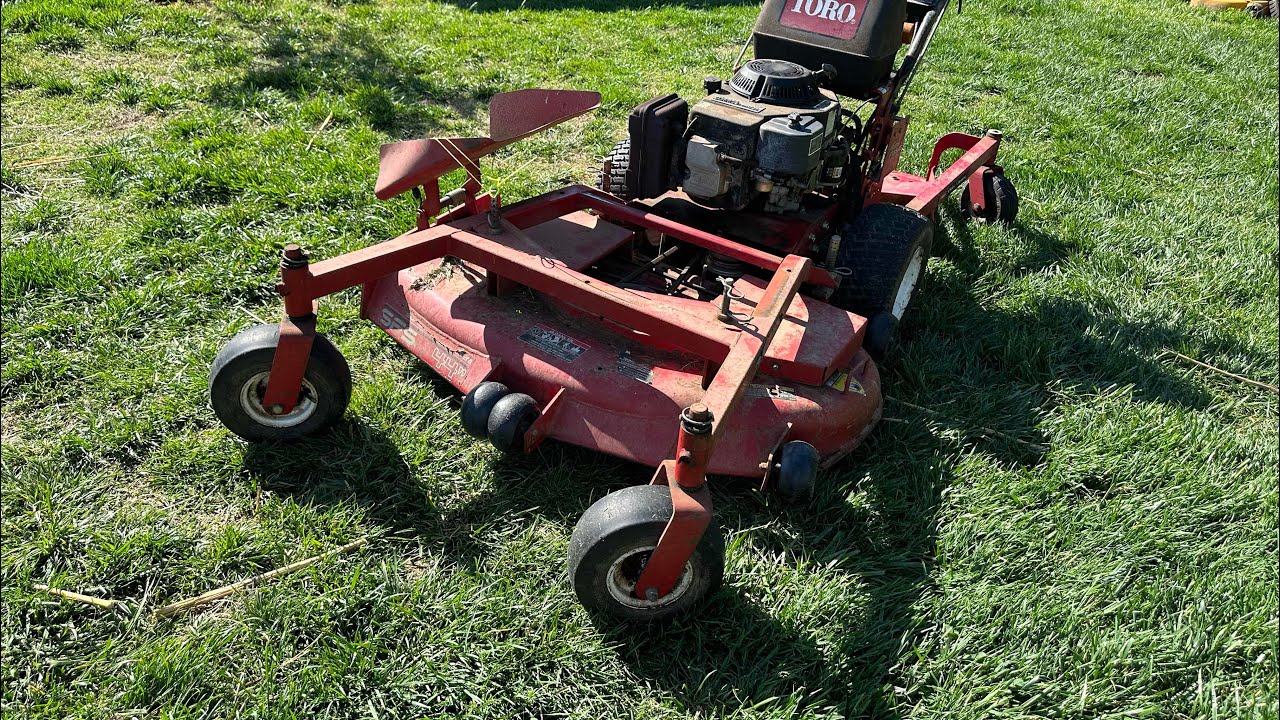 Toro walk behind proline zero turn mower