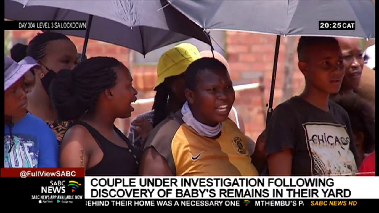[STORY MAY UPSET SOME VIEWERS] Couple under investigation following discovery of baby's remains