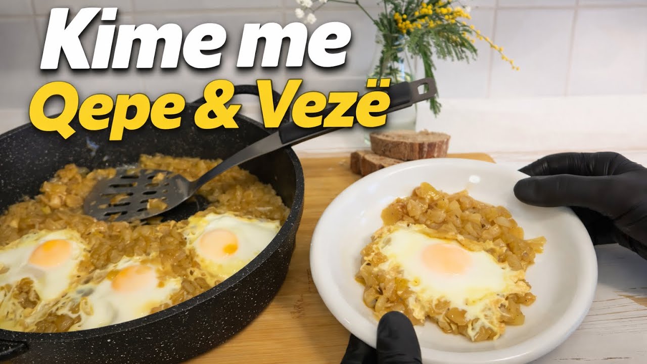 Kime me Qepe & Vezë – Recetë Shqiptare e Shpejtë dhe e Shijshme