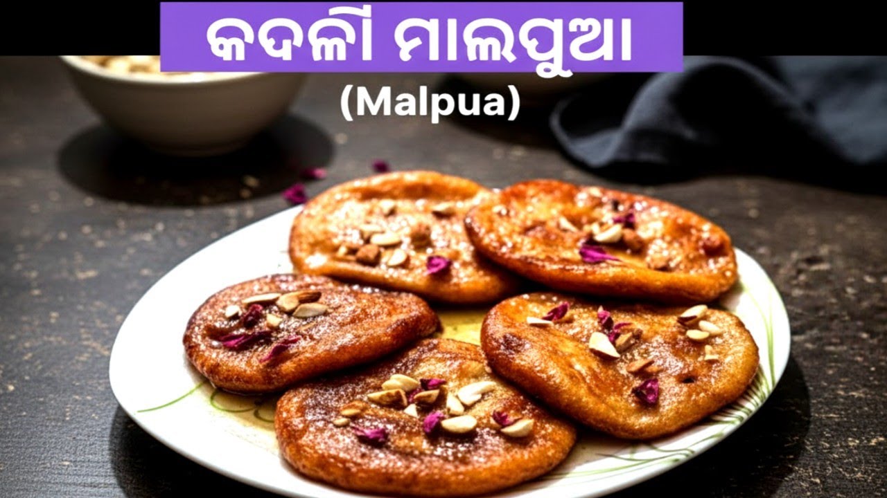 10 ମିନିଟ୍ ରେ Ready କଦଳୀ ମାଲପୁଆ | Malpua Recipe | Popular Malpua Recipe| Banana Malpua Recipe|