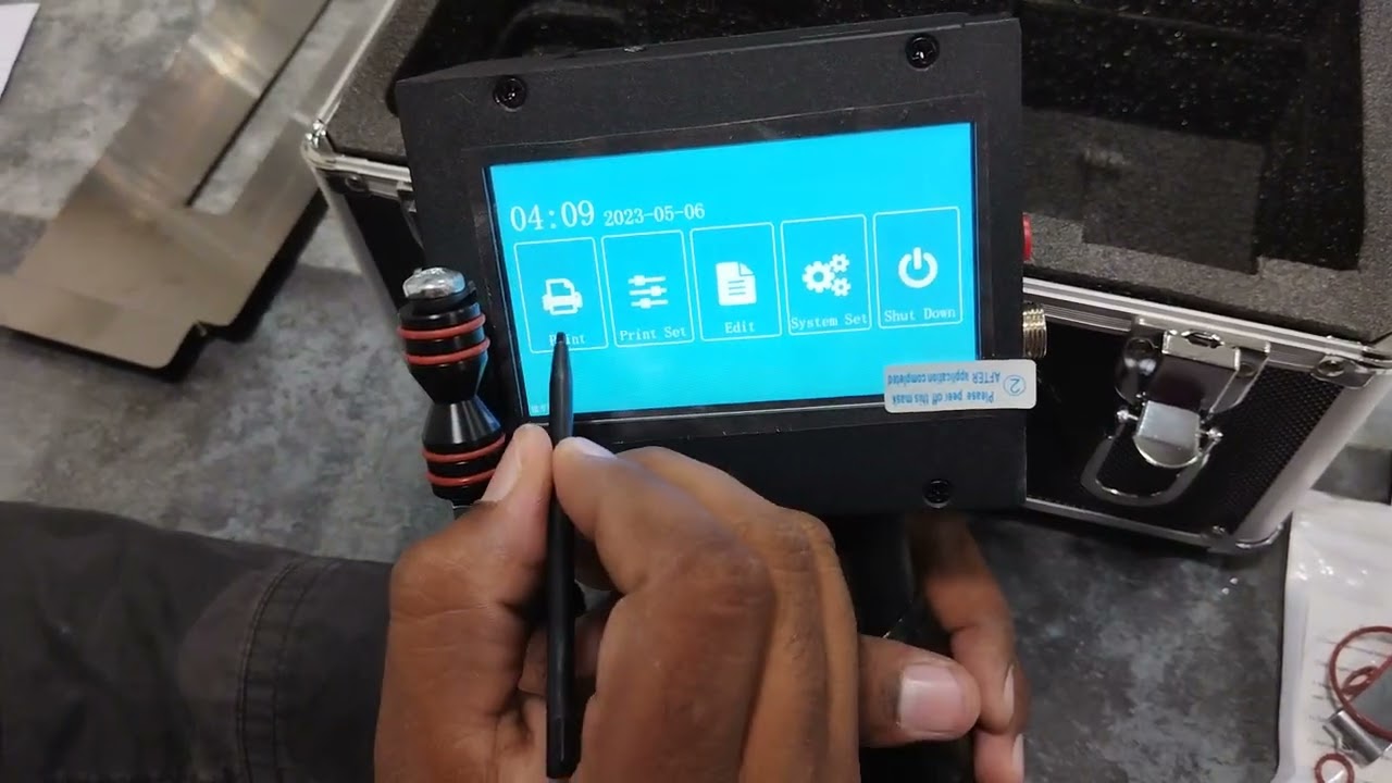 How to use Heavyduty Handheld inkjet printer with HP Original 2590 Cartridge. Contact📞 7984998259