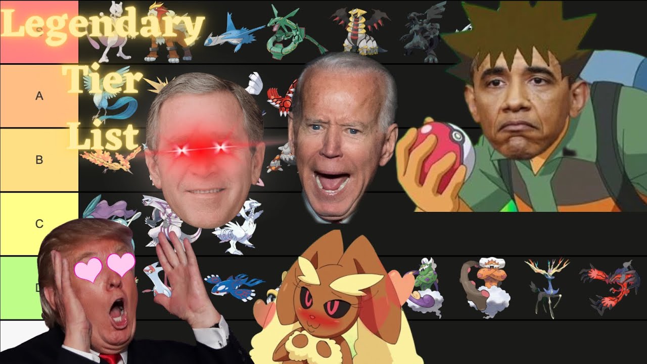Biden & The Boys CONTINUE the Legendary Pokemon Tier List (AI Voice Meme)