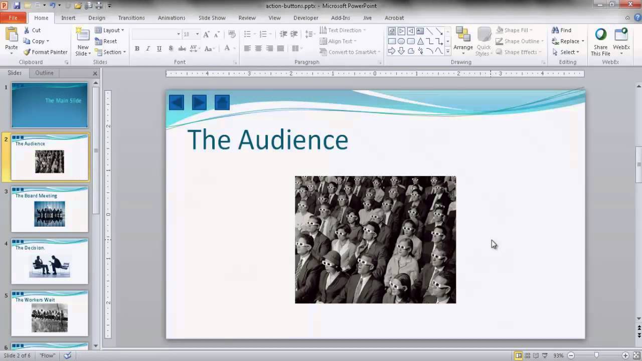How to Use Action Buttons in PowerPoint