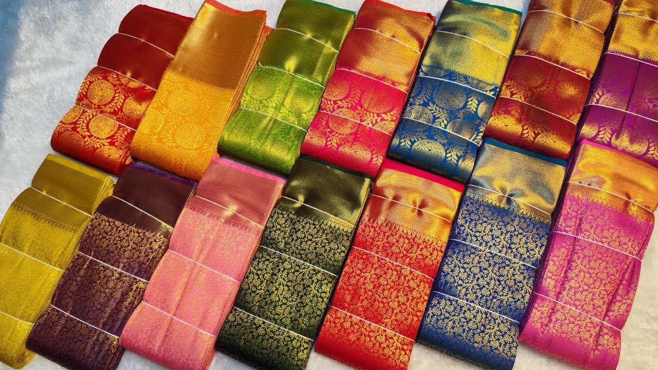 🌟Mini Kodi 🌟 Mini Border 🌟 Golden zari 🌟 Kanchipuram wedding saree 🌟 Premium quality 🌟9363639949🌟