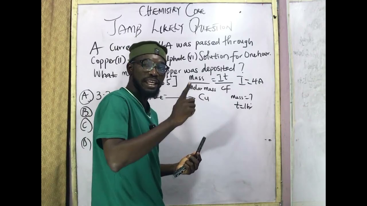 ELECTROLYSIS ¦¦  2026 JAMB LIKELY QUESTION 